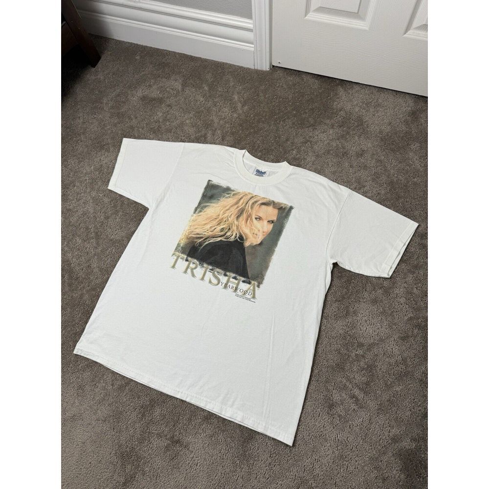 Vintage Mens Tshitr Country Trisha‎ Yearwood 2000 tour t shirt, Music Size XL - Picture 2 of 13